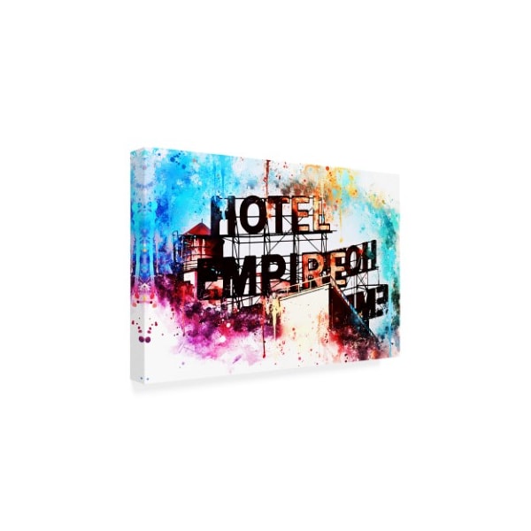 Philippe Hugonnard 'NYC Watercolor Collection - Hote Empire' Canvas Art,12x19